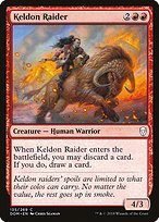 Magic the Gathering Card - Keldon Raider - MTG Circle