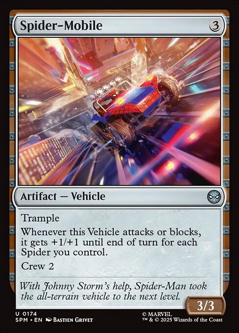 Magic the Gathering Card - Spider-Mobile - MTG Circle