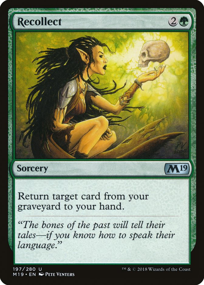 Magic the Gathering Card - Recollect - MTG Circle