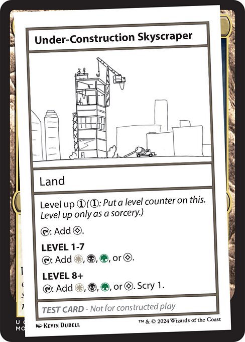 Magic the Gathering Card - Under-Construction Skyscraper - MTG Circle
