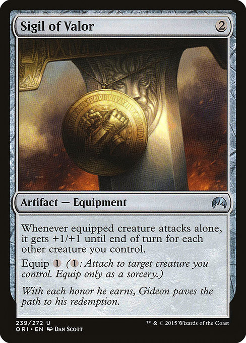 Magic the Gathering Card - Sigil of Valor - MTG Circle