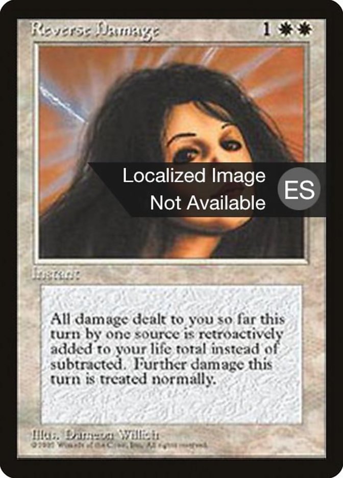 Magic the Gathering Card - Reverse Damage - MTG Circle