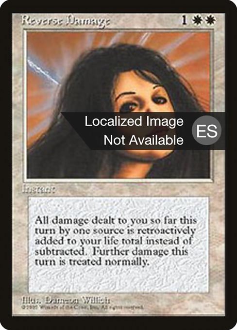 Magic the Gathering Card - Reverse Damage - MTG Circle