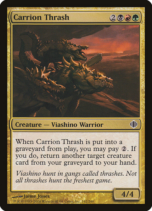 Magic the Gathering Card - Carrion Thrash - MTG Circle