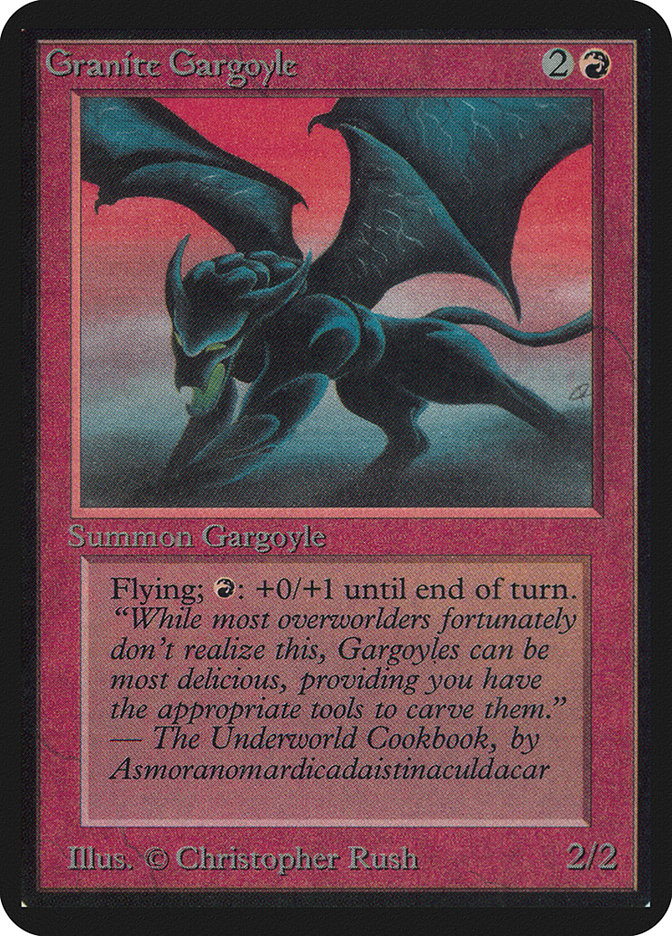 Magic the Gathering Card - Granite Gargoyle - MTG Circle