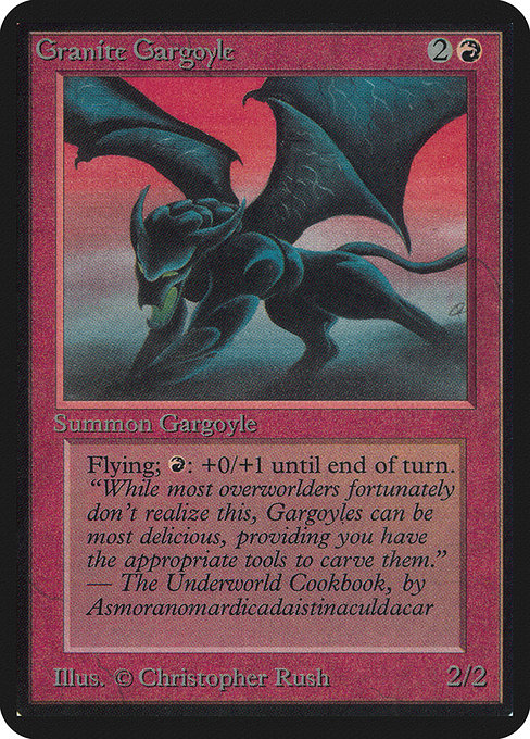 Magic the Gathering Card - Granite Gargoyle - MTG Circle