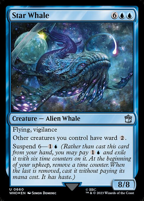 Magic the Gathering Card - Star Whale - MTG Circle