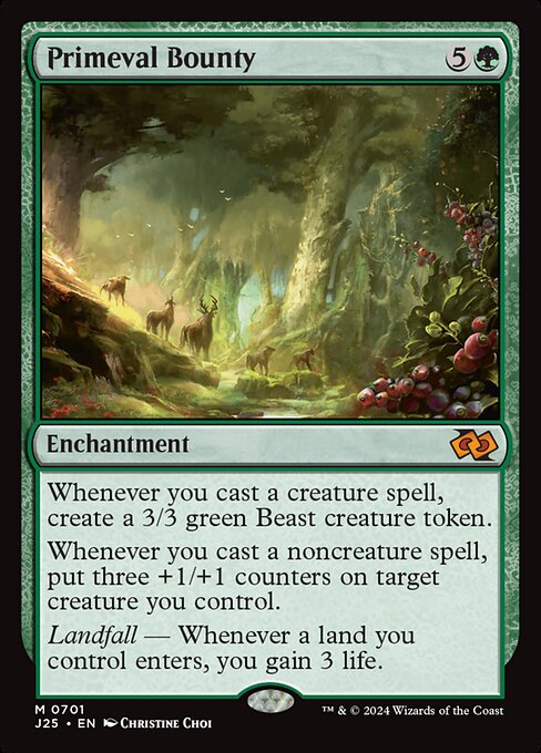 Magic the Gathering Card - Primeval Bounty - MTG Circle