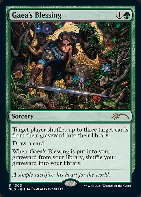 Magic the Gathering Card - Gaea's Blessing - MTG Circle
