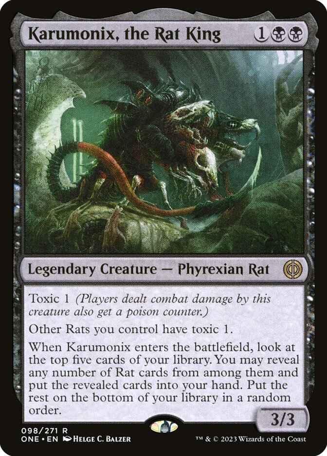 Magic the Gathering Card - Karumonix, the Rat King - MTG Circle