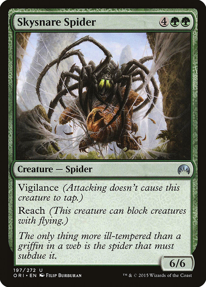 Magic the Gathering Card - Skysnare Spider - MTG Circle