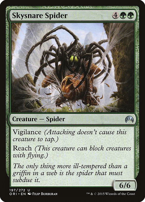 Magic the Gathering Card - Skysnare Spider - MTG Circle