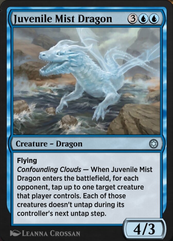 Magic the Gathering Card - Juvenile Mist Dragon - MTG Circle