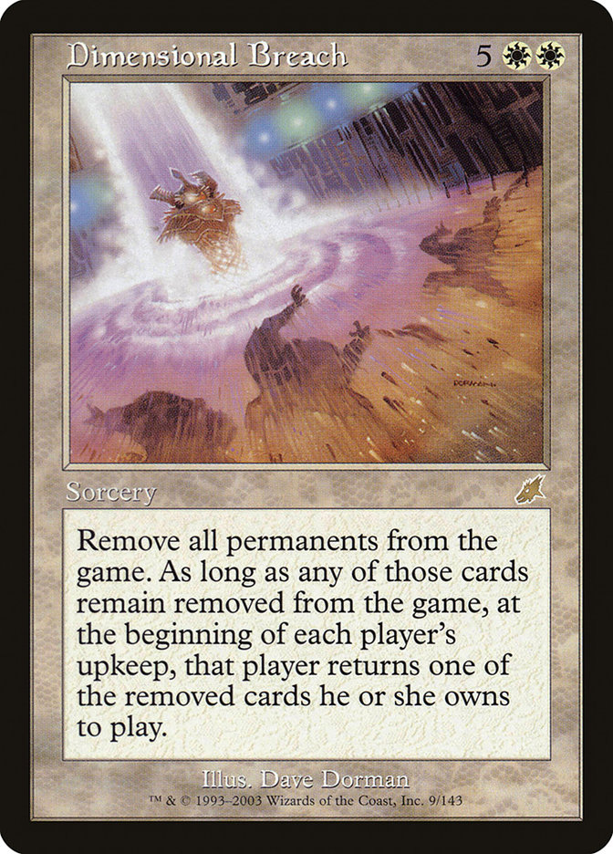 Magic the Gathering Card - Dimensional Breach - MTG Circle
