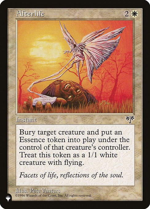Magic the Gathering Card - Afterlife - MTG Circle