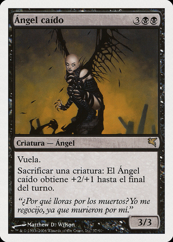 Magic the Gathering Card - Fallen Angel - MTG Circle