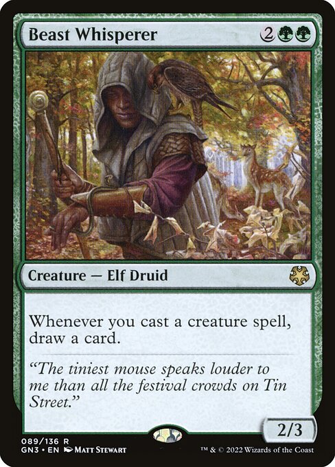 Magic the Gathering Card - Beast Whisperer - MTG Circle