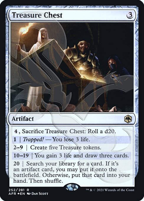 Magic the Gathering Card - Treasure Chest - MTG Circle