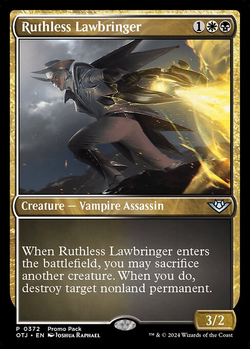 Magic the Gathering Card - Ruthless Lawbringer - MTG Circle