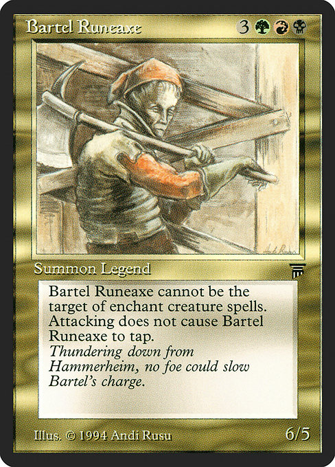 Magic the Gathering Card - Bartel Runeaxe - MTG Circle
