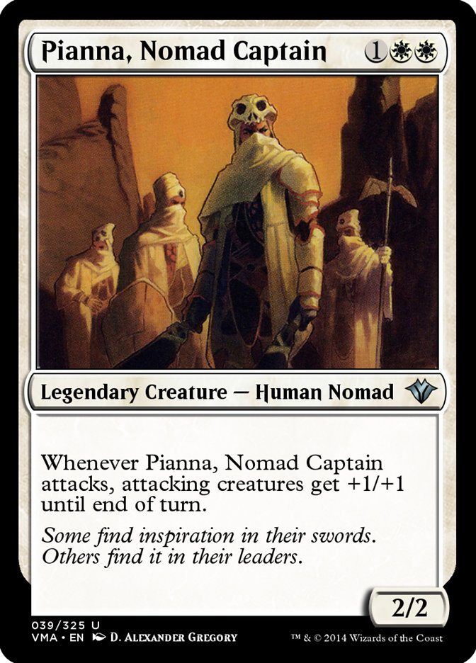 Magic the Gathering Card - Pianna, Nomad Captain - MTG Circle