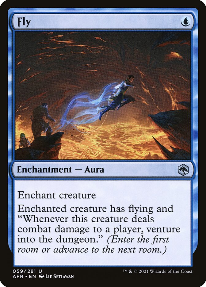 Magic the Gathering Card - Fly - MTG Circle