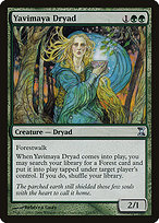 Magic the Gathering Card - Yavimaya Dryad - MTG Circle