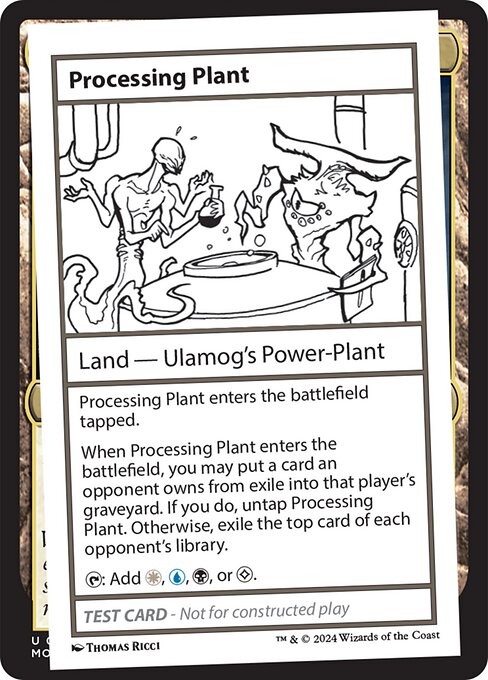 Magic the Gathering Card - Processing Plant - MTG Circle