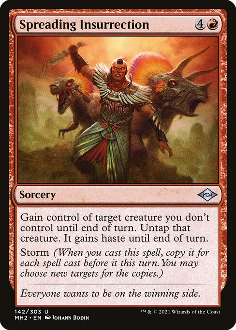 Magic the Gathering Card - Spreading Insurrection - MTG Circle