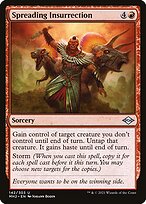 Magic the Gathering Card - Spreading Insurrection - MTG Circle