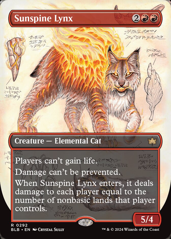Magic the Gathering Card - Sunspine Lynx - MTG Circle