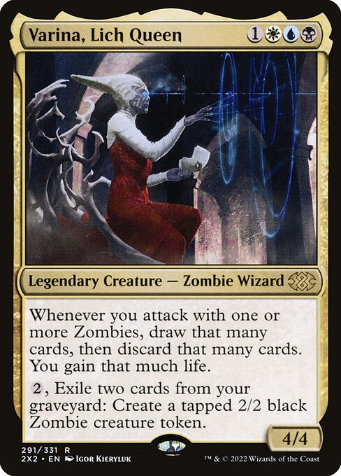 Magic the Gathering Card - Varina, Lich Queen - MTG Circle