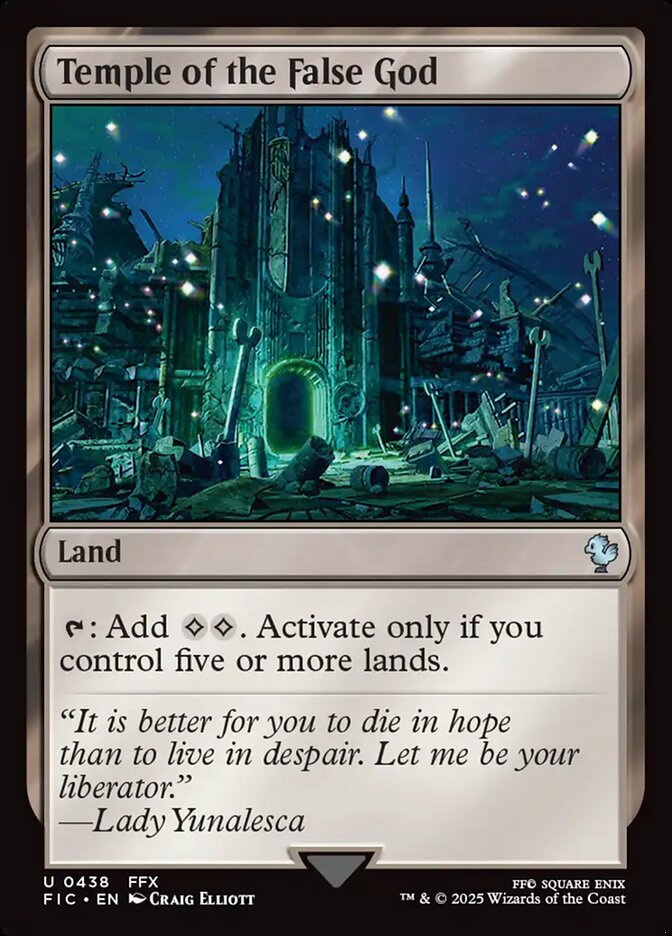 Magic the Gathering Card - Temple of the False God - MTG Circle