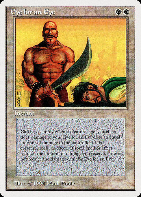 Magic the Gathering Card - Eye for an Eye - MTG Circle