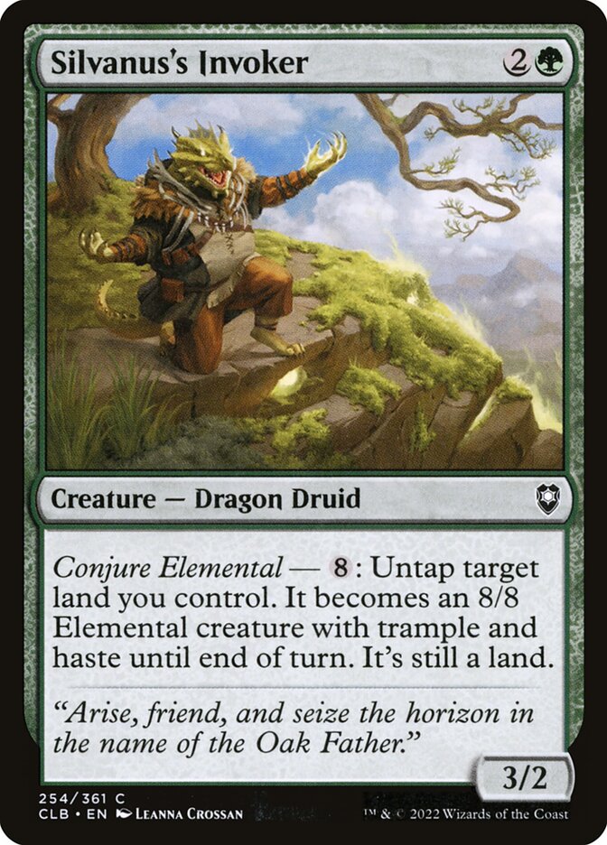 Magic the Gathering Card - Silvanus's Invoker - MTG Circle