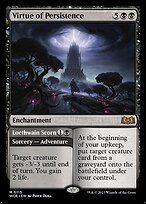 Magic the Gathering Card - Virtue of Persistence // Locthwain Scorn - MTG Circle