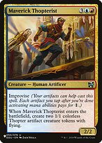 Magic the Gathering Card - Maverick Thopterist - MTG Circle