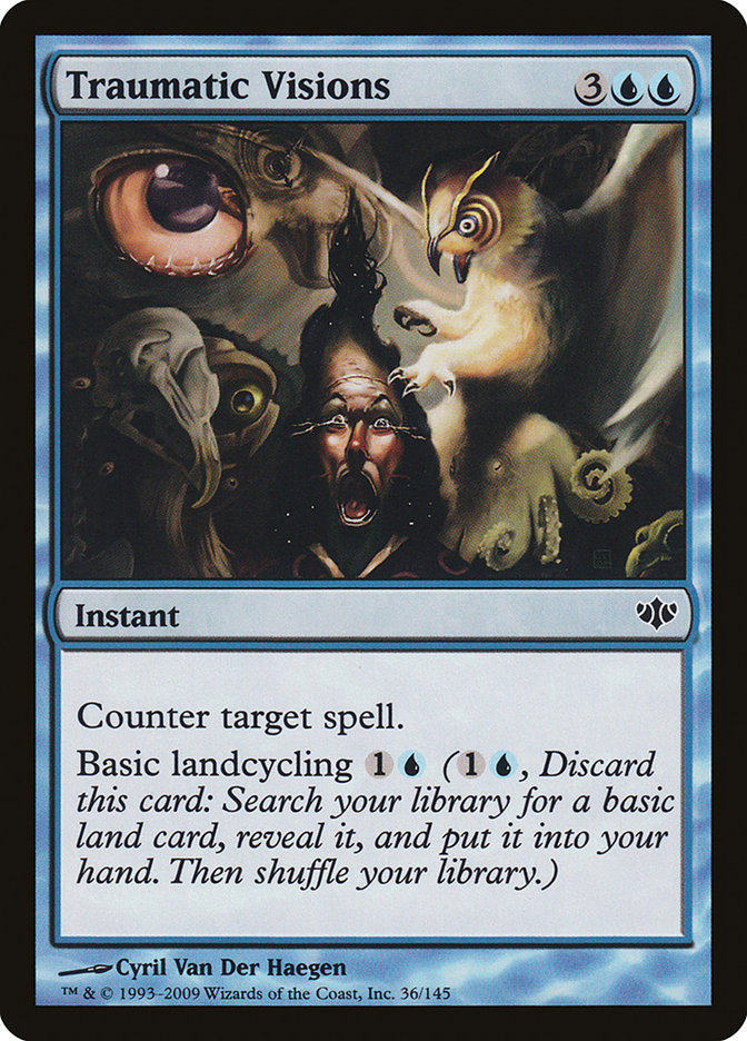Magic the Gathering Card - Traumatic Visions - MTG Circle