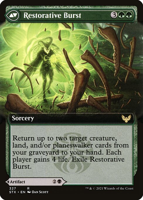 Magic the Gathering Card - Restorative Burst - MTG Circle
