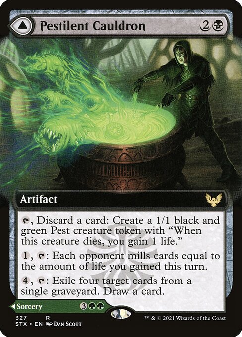 Magic the Gathering Card - Pestilent Cauldron - MTG Circle