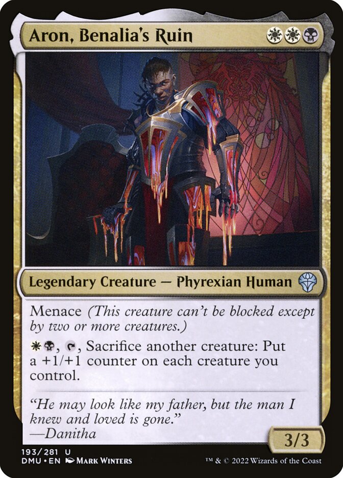Magic the Gathering Card - Aron, Benalia's Ruin - MTG Circle
