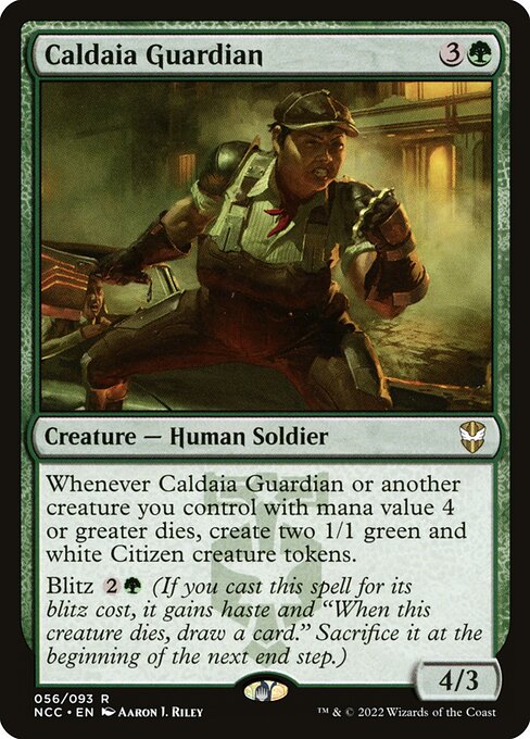 Magic the Gathering Card - Caldaia Guardian - MTG Circle
