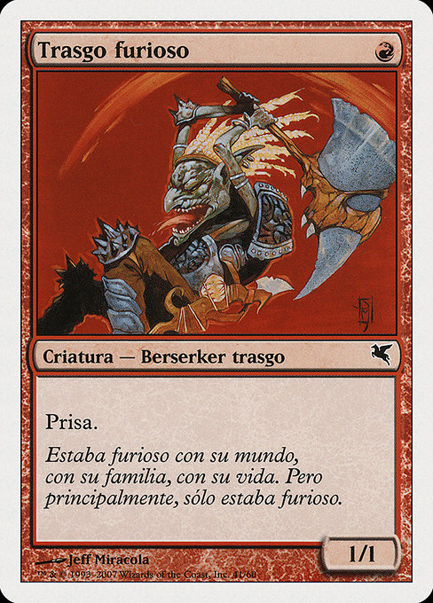 Magic the Gathering Card - Raging Goblin - MTG Circle