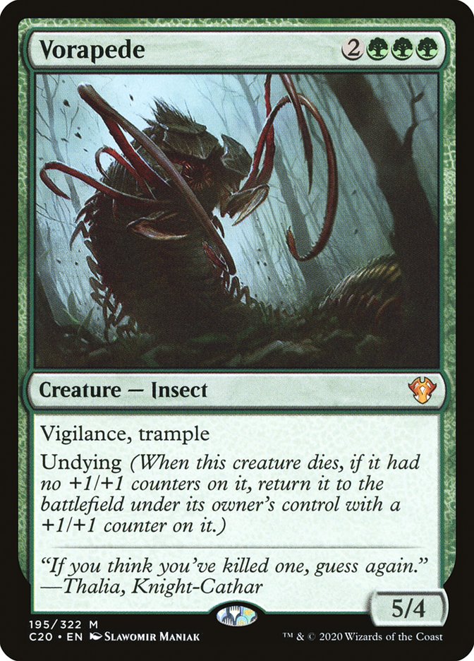 Magic the Gathering Card - Vorapede - MTG Circle