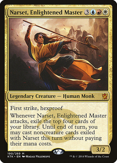 Magic the Gathering Card - Narset, Enlightened Master - MTG Circle