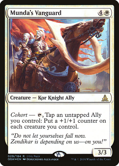 Magic the Gathering Card - Munda's Vanguard - MTG Circle