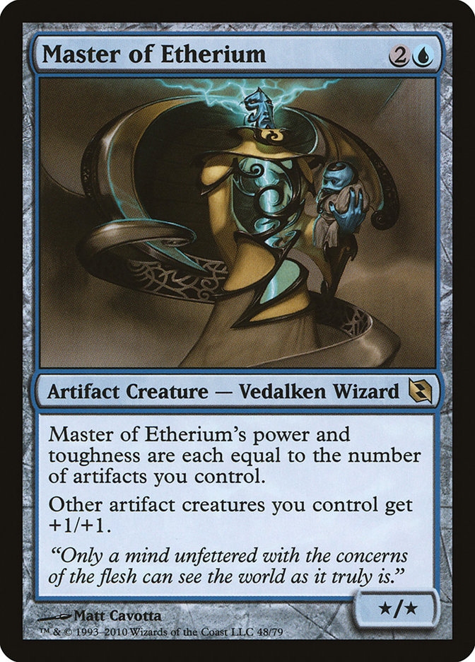 Magic the Gathering Card - Master of Etherium - MTG Circle