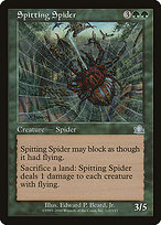 Magic the Gathering Card - Spitting Spider - MTG Circle