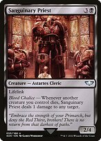 Magic the Gathering Card - Sanguinary Priest - MTG Circle