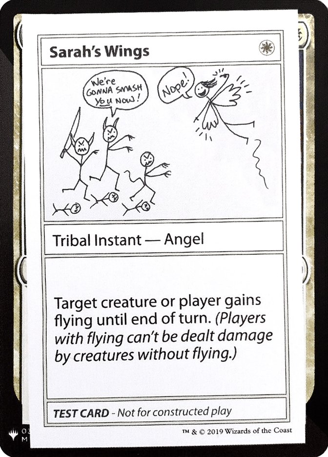 Magic the Gathering Card - Sarah's Wings - MTG Circle